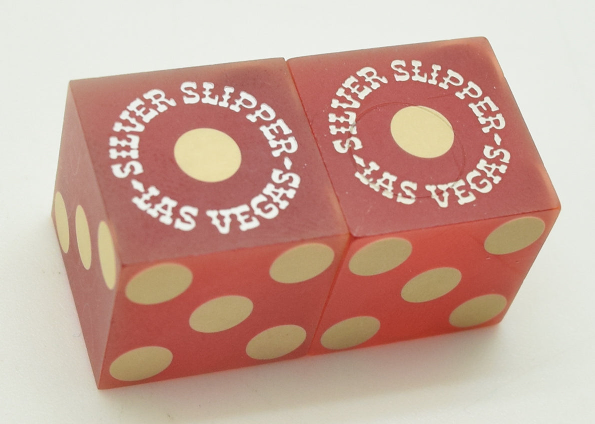 Silver Slipper Casino Las Vegas Nevada Dice Pair