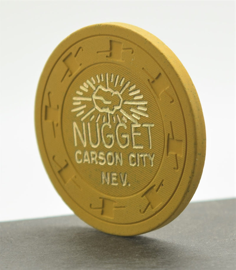 Carson City Nugget Casino Carson City Nevada $1 Chip 1959