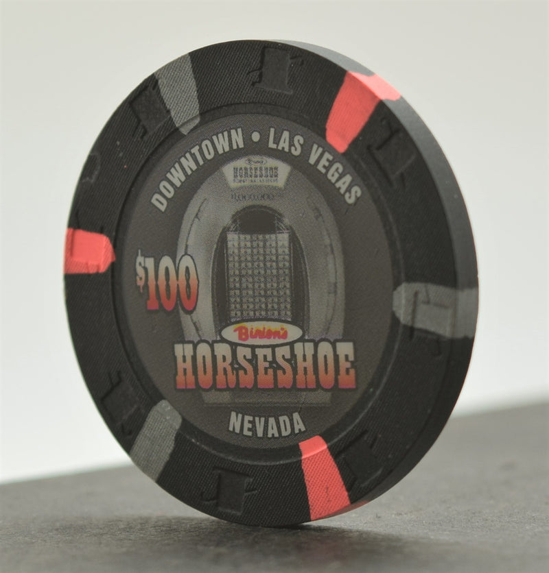 Horseshoe Club Casino Las Vegas Nevada $100 Chip 2004