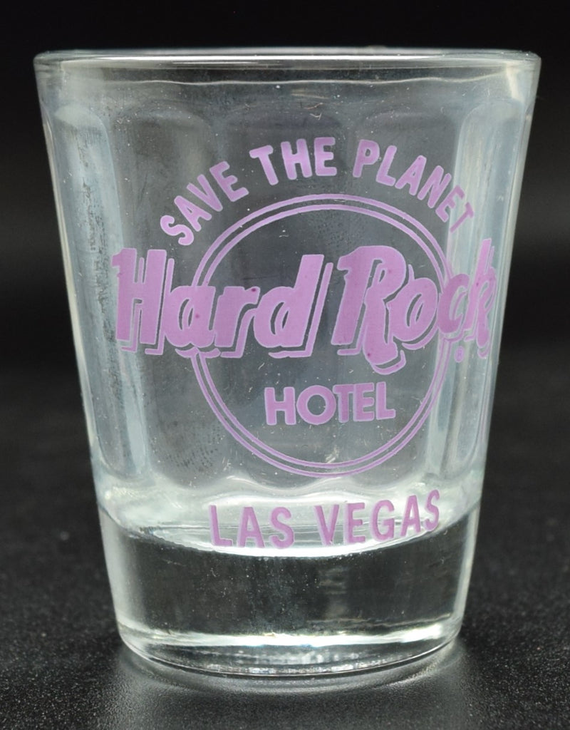 Hard Rock Casino Las Vegas Nevada Purple Logo Shot Glass