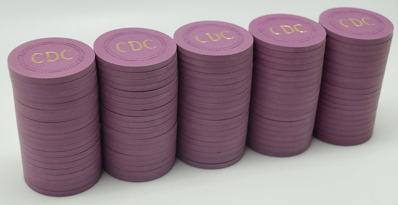CDC Monogram Purple H.C.E Mold Casino Chip Rack