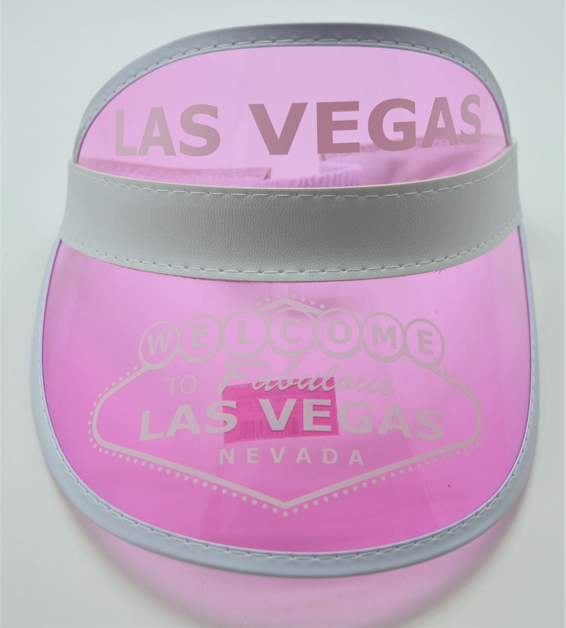 Las Vegas Dealer Visor - One Size Fits Most - PINK