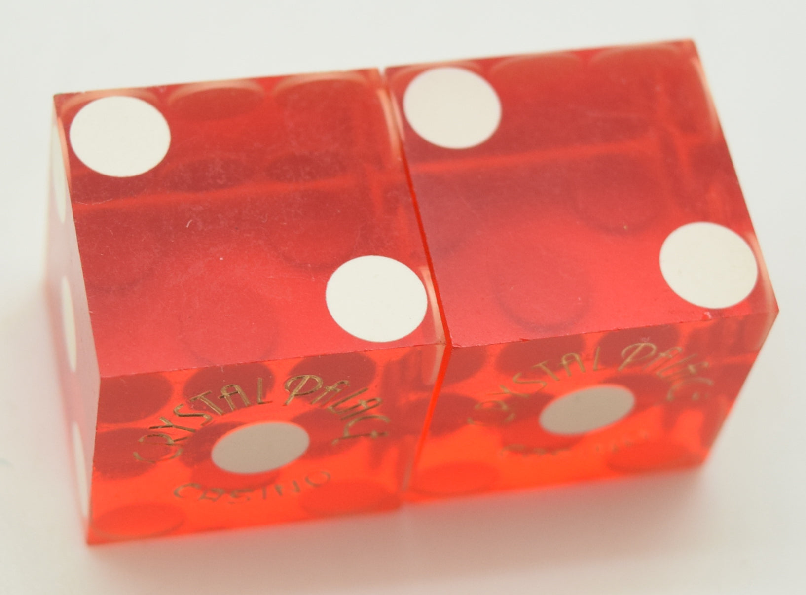 Crystal Palace Casino Laughlin Red Dice Pair Matching Numbers