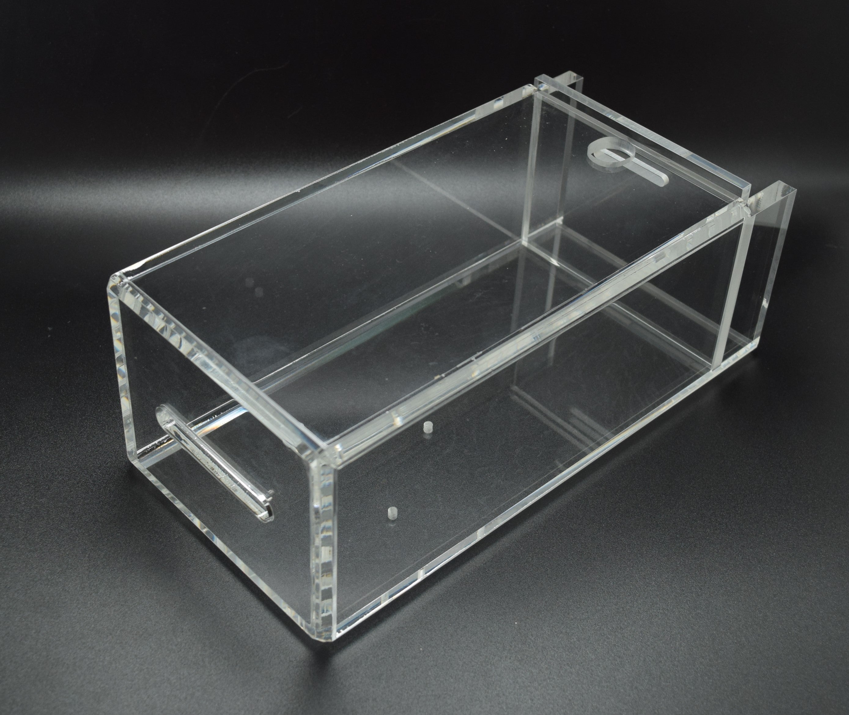 Slide-Bottom Locking Acrylic Toke Box