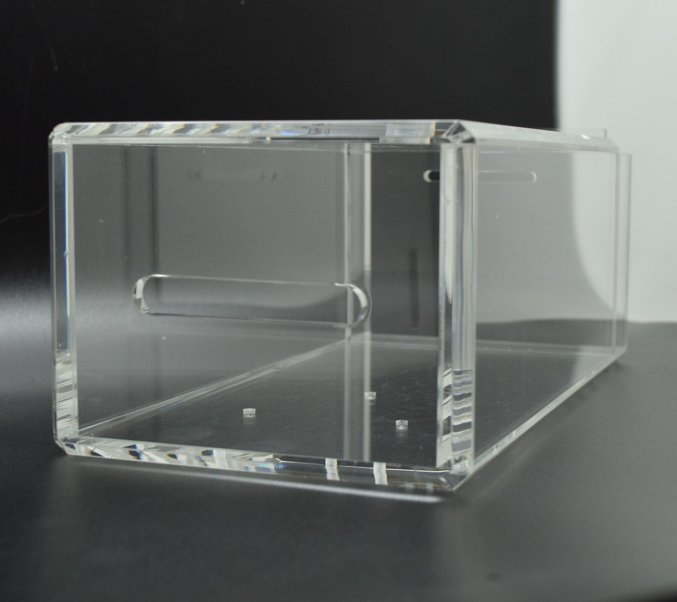 Slide-Bottom Locking Acrylic Toke Box