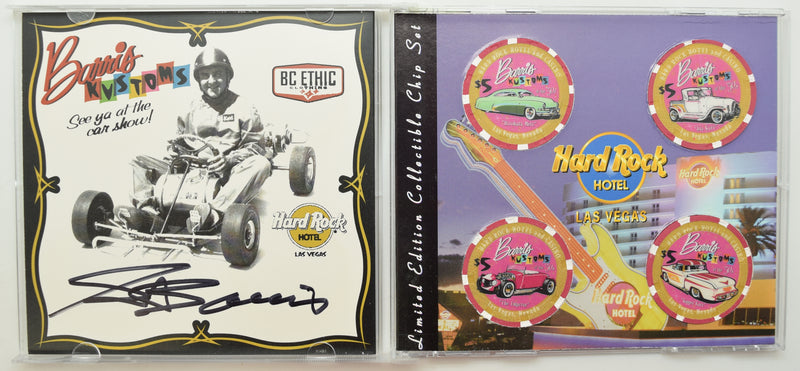 Hard Rock Hotel & Casino Las Vegas Nevada Barris Kustoms of the '50s CD Set of 4 Chips 1997