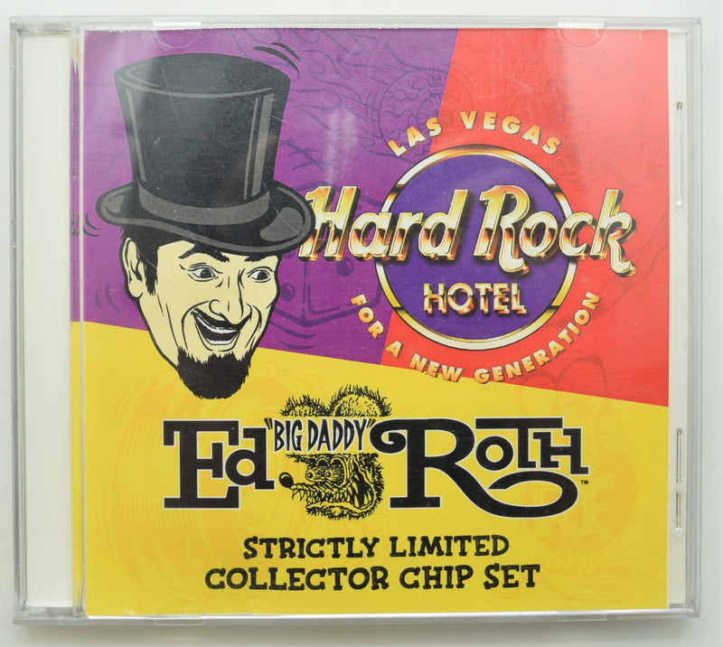 Hard Rock Hotel & Casino Las Vegas Nevada Ed "Big Daddy" Roth CD Set of 4 Chips 1996