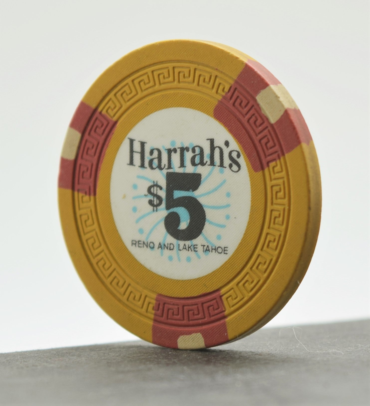 Harrah's Casino Reno/Lake Tahoe Nevada $5 Chip 1962