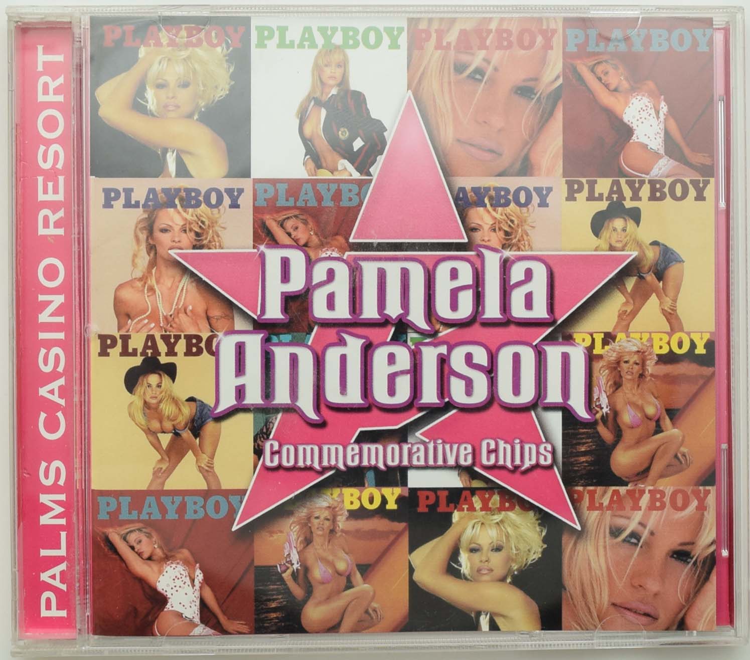 Palms Playboy Set of (4) $5 and (1) $25 Pamela Anderson Casino Chip CD Set #2