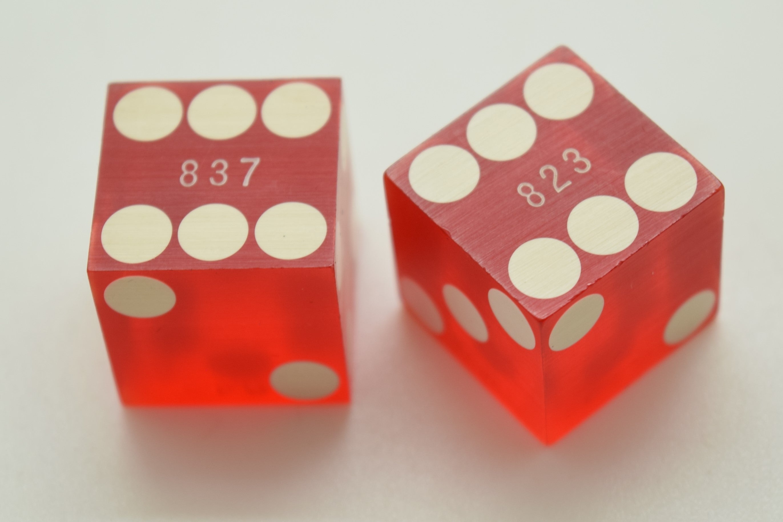 Carousel Casino Las Vegas Nevada Red Dice Pair