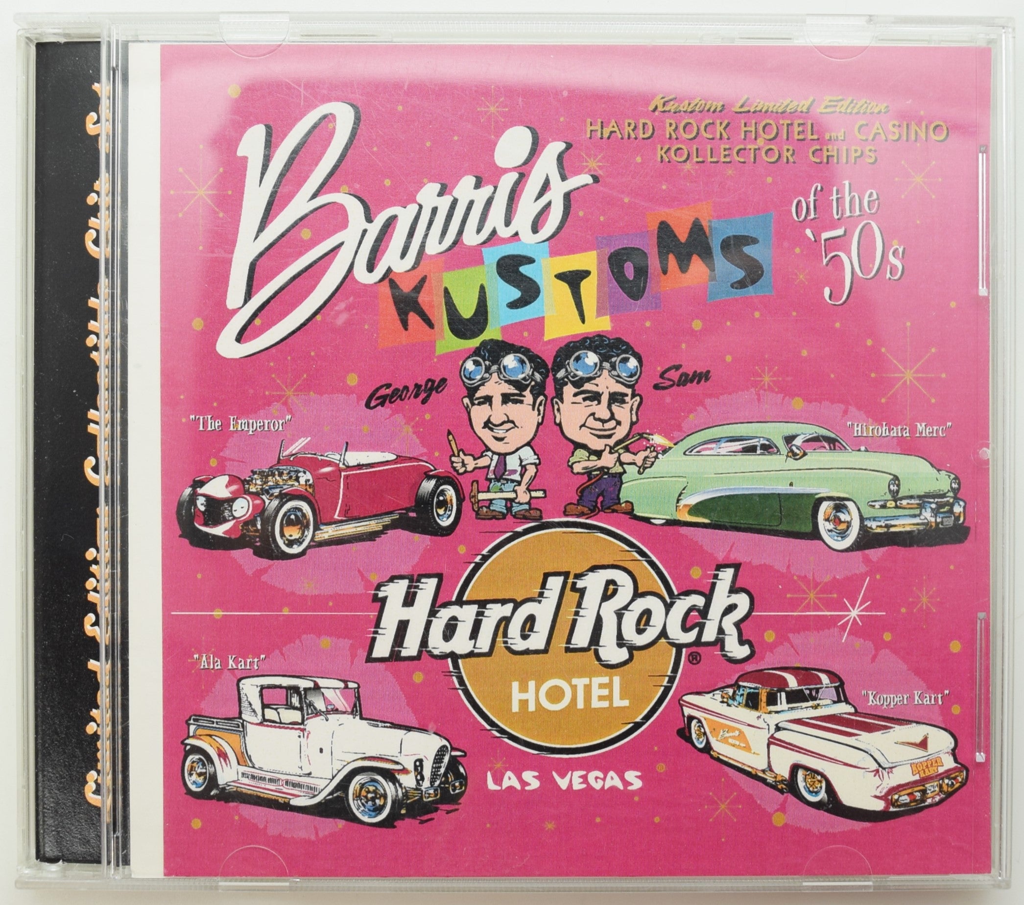 Hard Rock Hotel & Casino Las Vegas Nevada Barris Kustoms of the '50s CD Set of 4 Chips 1997 #2