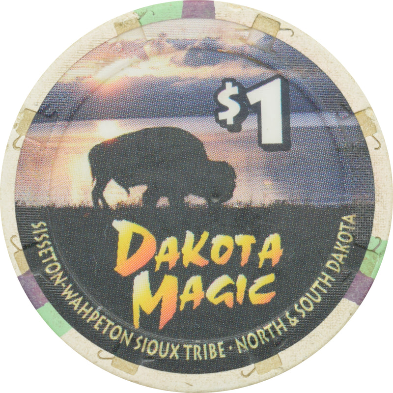 Dakota Magic Casino Hankinson North Dakota $1 Chip
