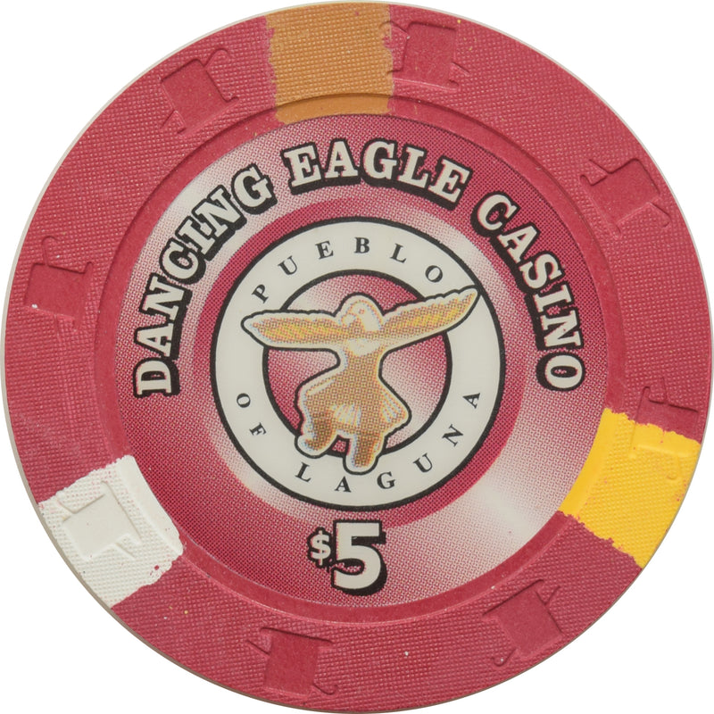 Dancing Eagle Casino Laguna New Mexico $5 Chip
