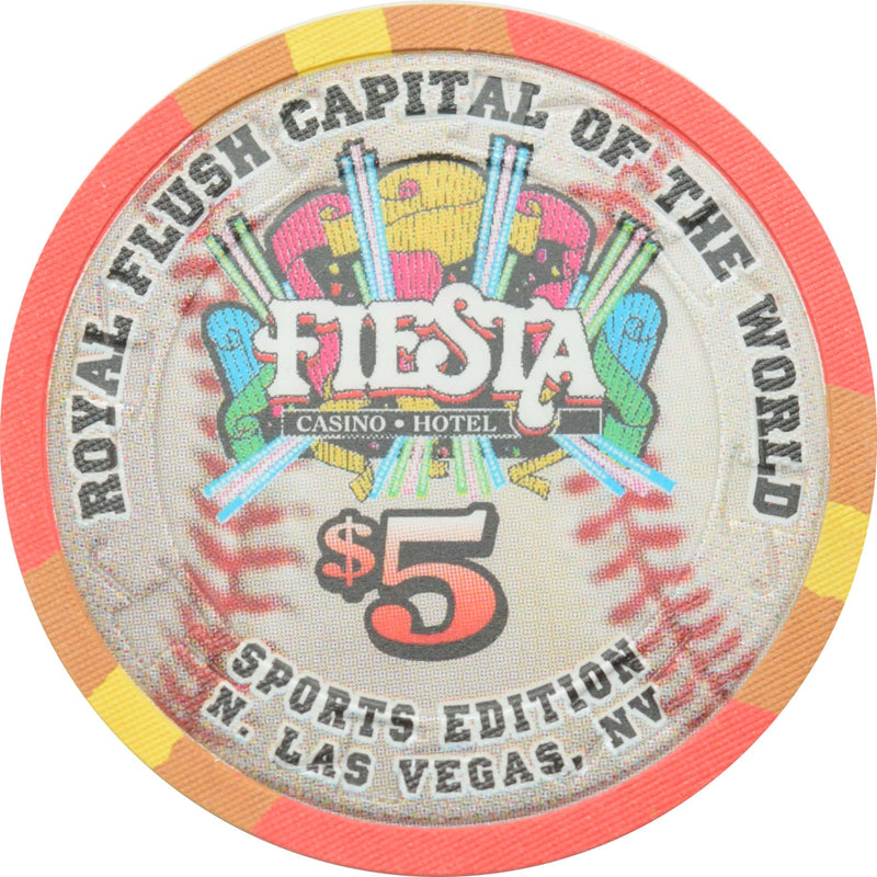 Fiesta Rancho Casino N. Las Vegas Nevada $5 Danny "Little Red" Lopez Chip 1999