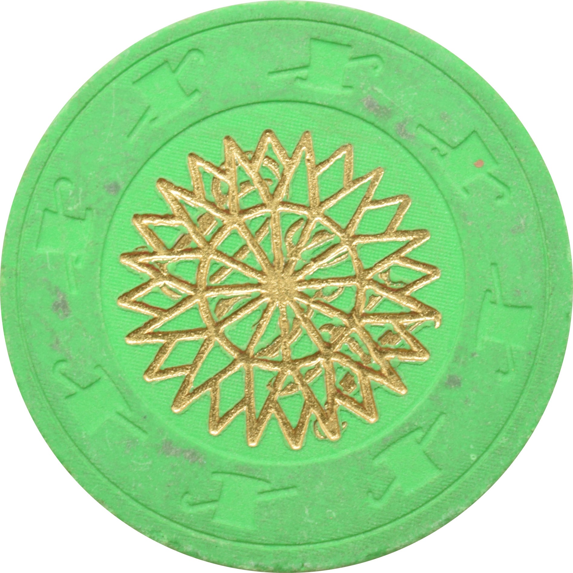 Paulson Day Green Color Starburst Chip