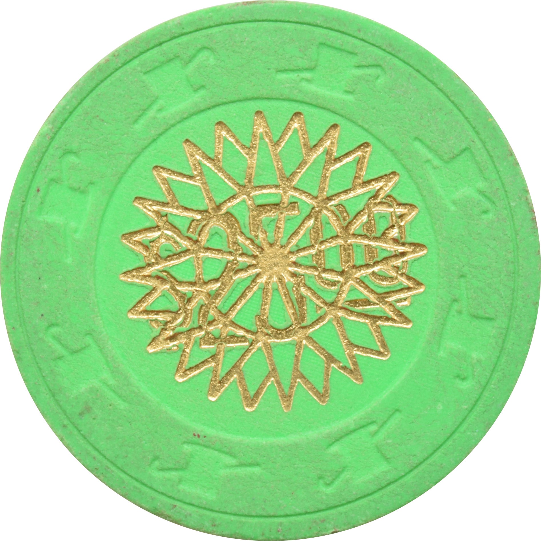 Paulson Day Green Color Starburst Chip