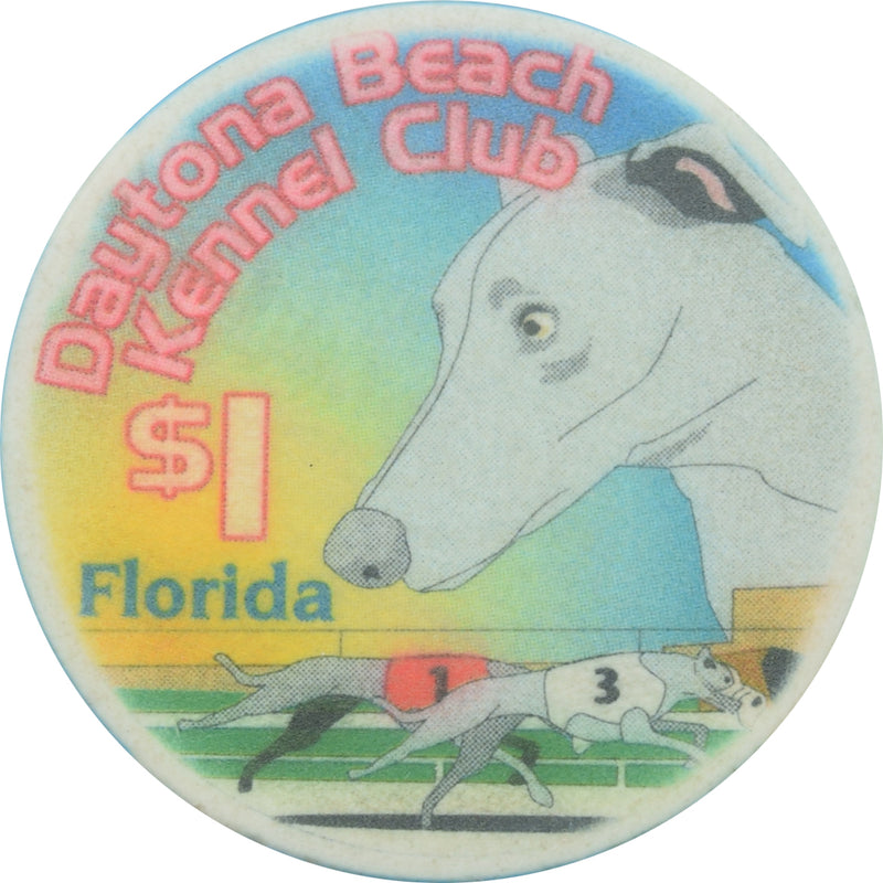 Daytona Beach Kennel Club Casino Florida $1 Chip