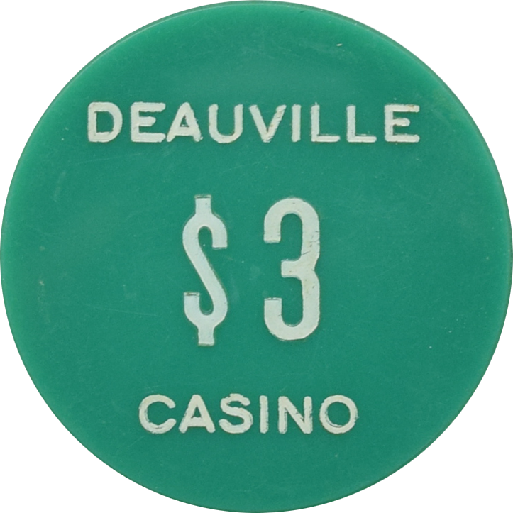 Deauville Casino Habana Cuba $3 Chip