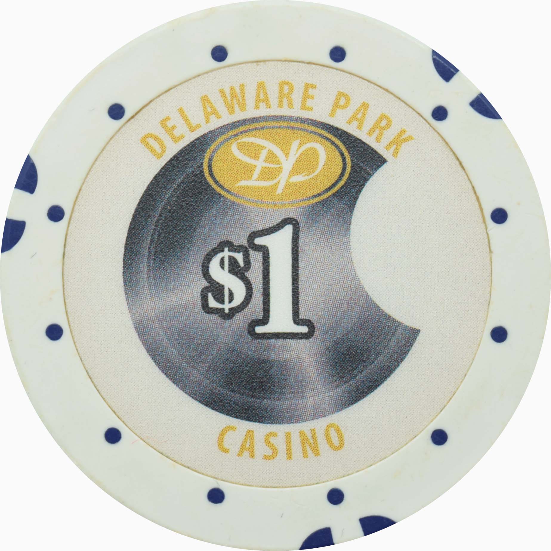 Delaware Park Casino Wilmington Delaware $1 Chip