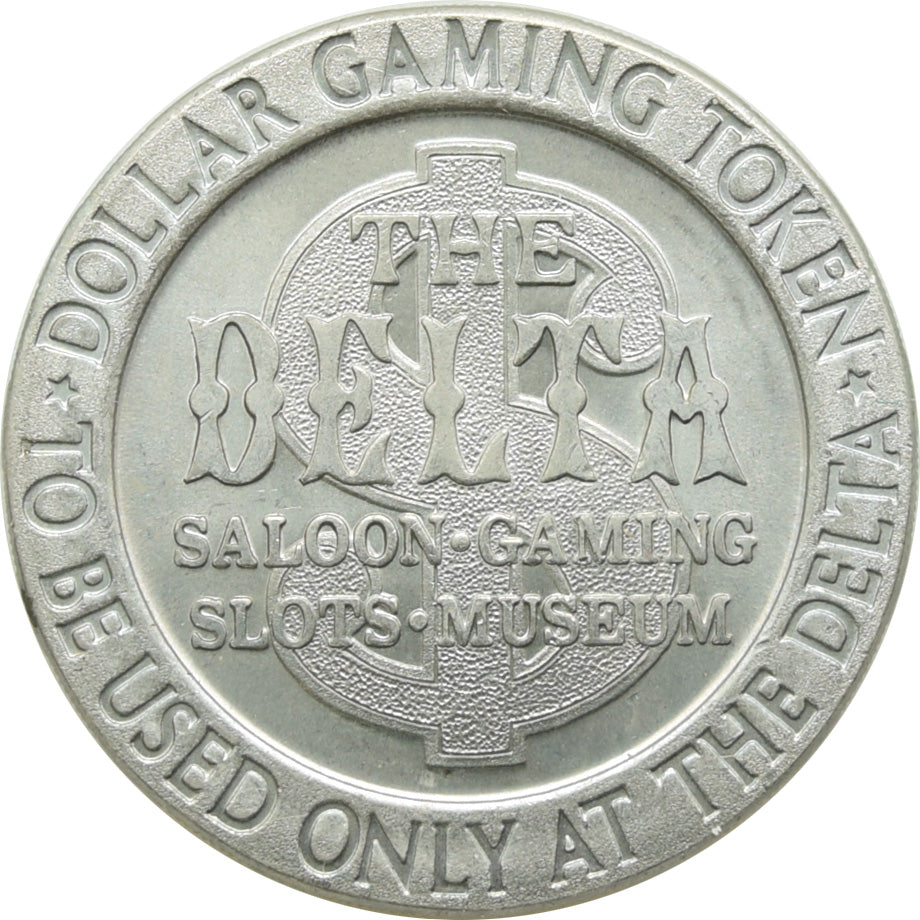 Delta Saloon Casino Virginia City NV $1 Token 1966