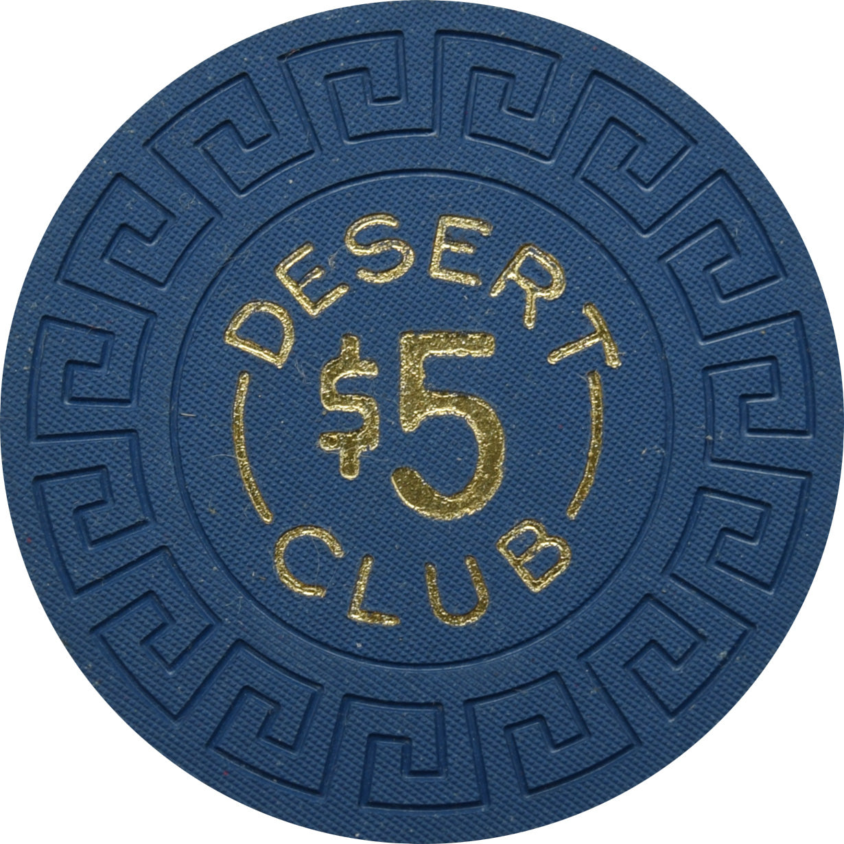 Desert Club Casino Gerlach Nevada $5 Chip 1966