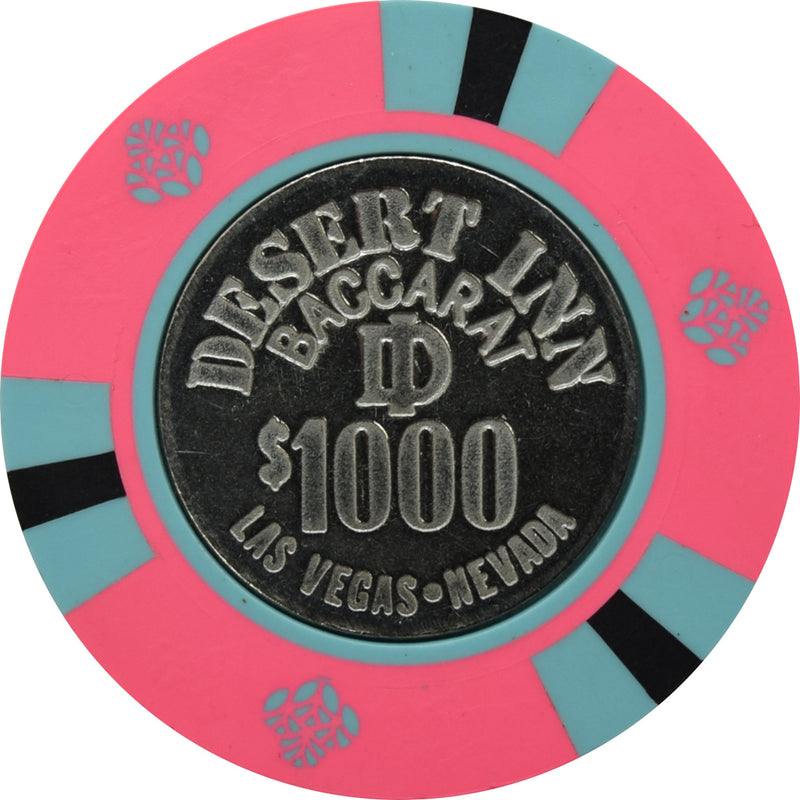Desert Inn Casino Las Vegas Nevada $1000 Baccarat Chip 1981