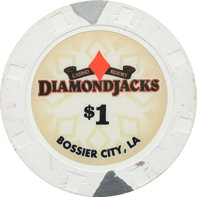 Diamond Jacks Casino Bossier City LA $1 Chip