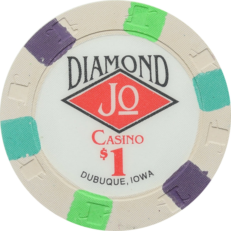 Diamond Jo Casino Dubuque IA $1 Chip