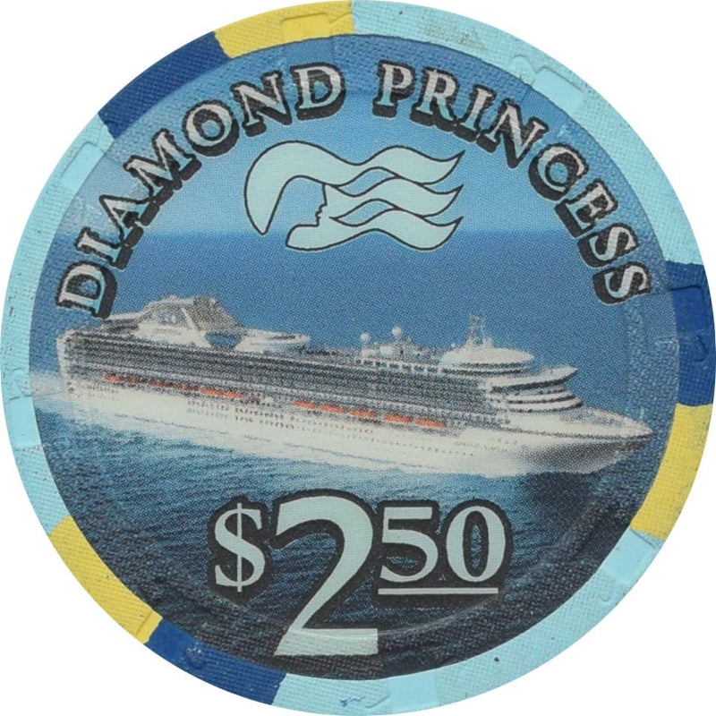 Diamond Princess (Princess Cruises) Casino $2.50 Chip 2004
