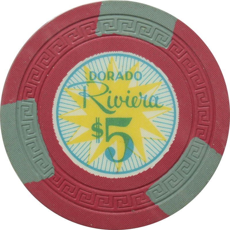 Dorado Riviera Casino Dorado Puerto Rico $5 Chip