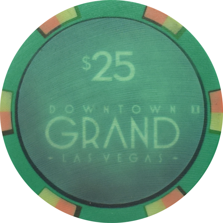 Downtown Grand Casino Las Vegas Nevada $25 Chip 2013