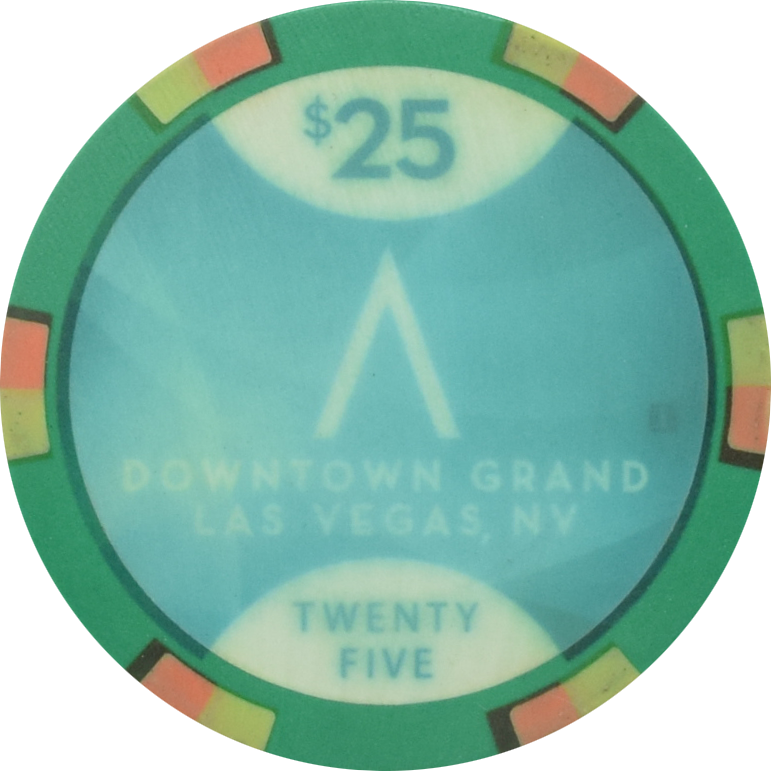 Downtown Grand Casino Las Vegas Nevada $25 Chip 2013
