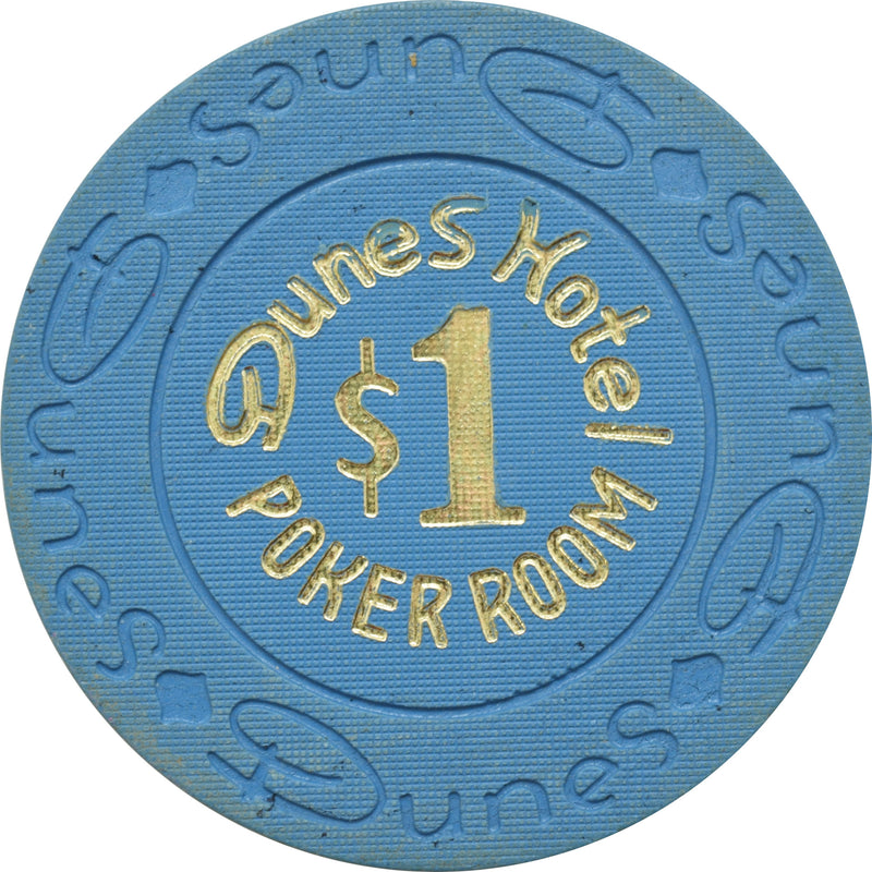 Dunes Hotel Casino Las Vegas Nevada $1 Chip 1985