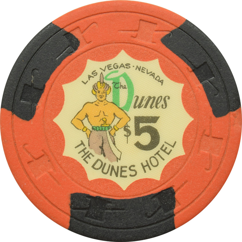 Dunes Casino Las Vegas Nevada $5 Chip 1961