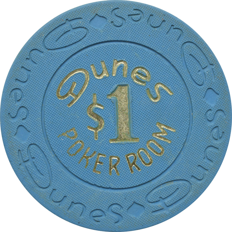 Dunes Casino Las Vegas Nevada $1 Chip 1989