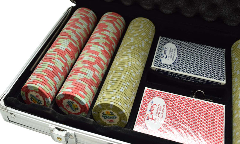 300 Authentic Dunes Casino Las Vegas Nevada Used Chip Set