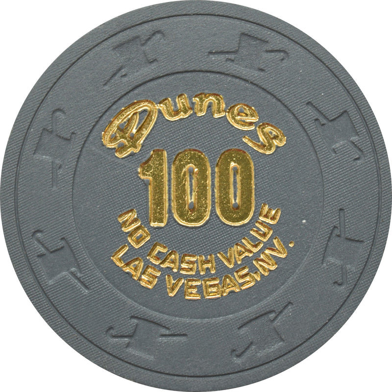 Dunes Casino Las Vegas Nevada $100 NCV Chip 1980s