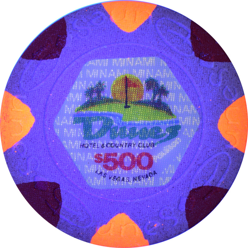 Dunes Casino Las Vegas Nevada $500 Chip 1989