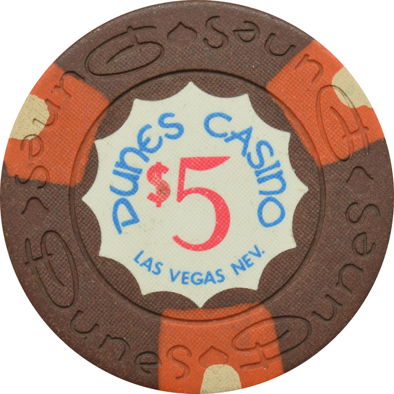 Dunes Casino Las Vegas Nevada $5 Chip 1975