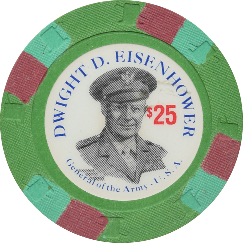 Dwight D. Eisenhower U.S. Generals $25 Chip Paulson Fantasy