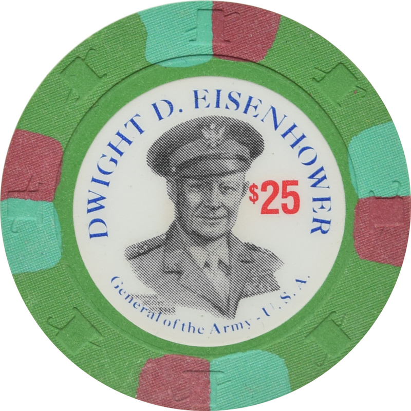 Dwight D. Eisenhower U.S. Generals $25 Chip Paulson Fantasy