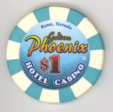 Golden Phoenix Casino Reno Nevada $1 Chip 2002
