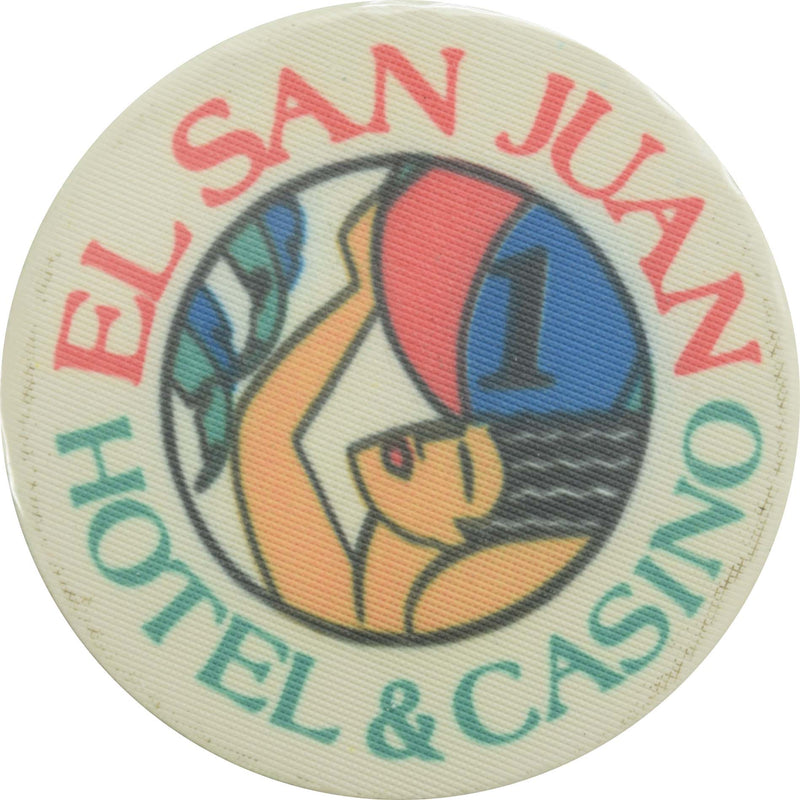El San Juan Hotel Casino Isla Verde Puerto Rico $1 Ceramic Chip