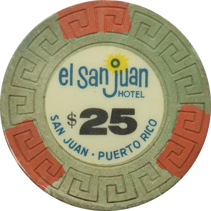 El San Juan Hotel Casino Isla Verde Puerto Rico $25 Chip