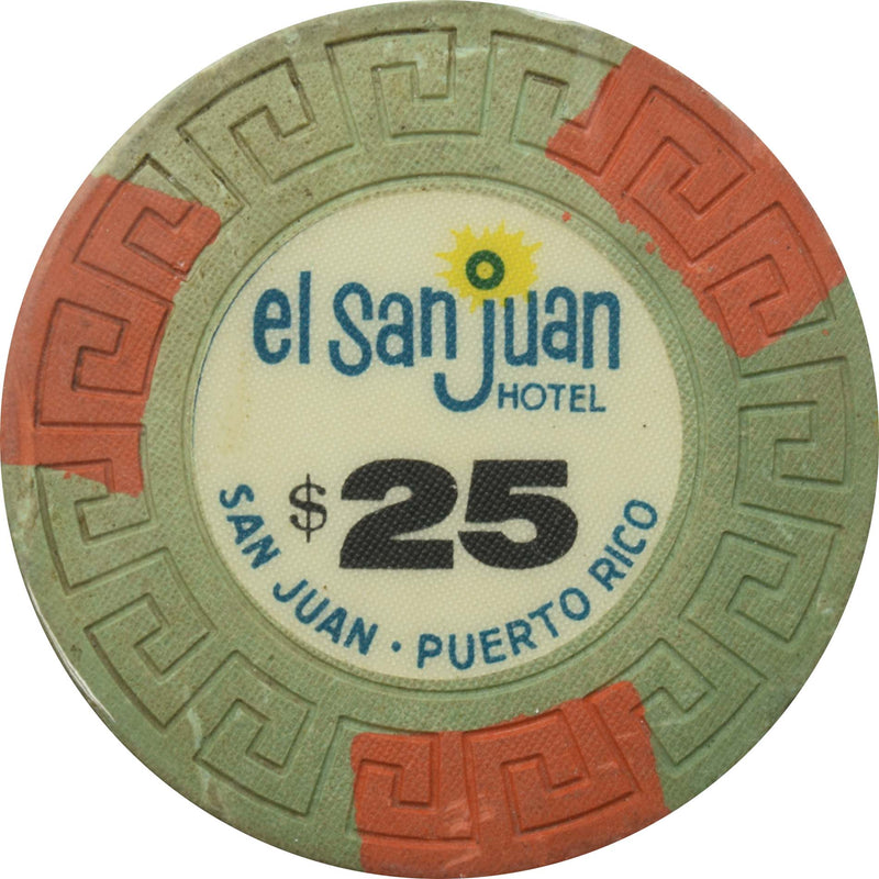 El San Juan Hotel Casino Isla Verde Puerto Rico $25 Chip