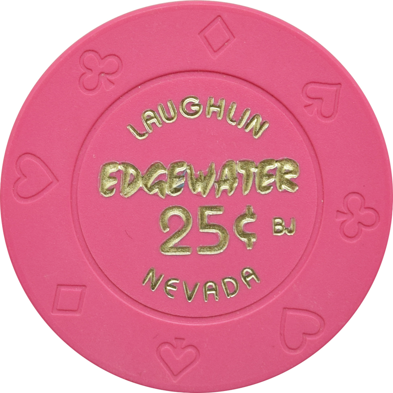 Edgewater Casino Laughlin Nevada 25 Cent Chip 2001