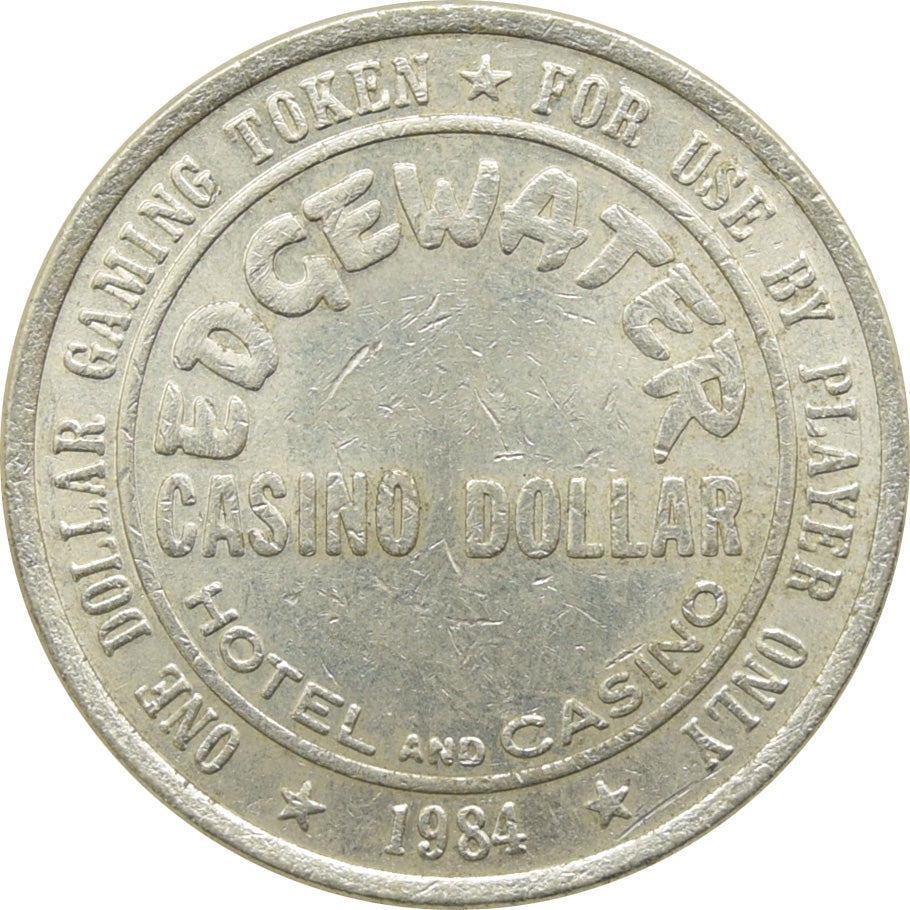 Edgewater Casino Laughlin NV $1 Token 1984