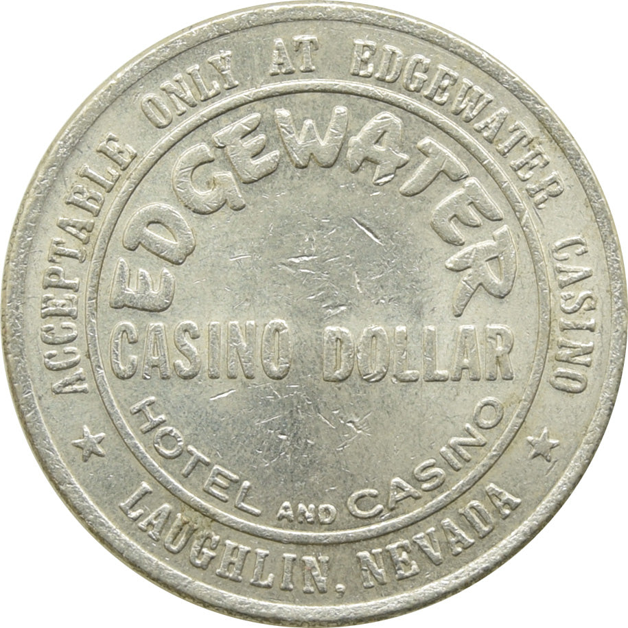 Edgewater Casino Laughlin NV $1 Token 1984