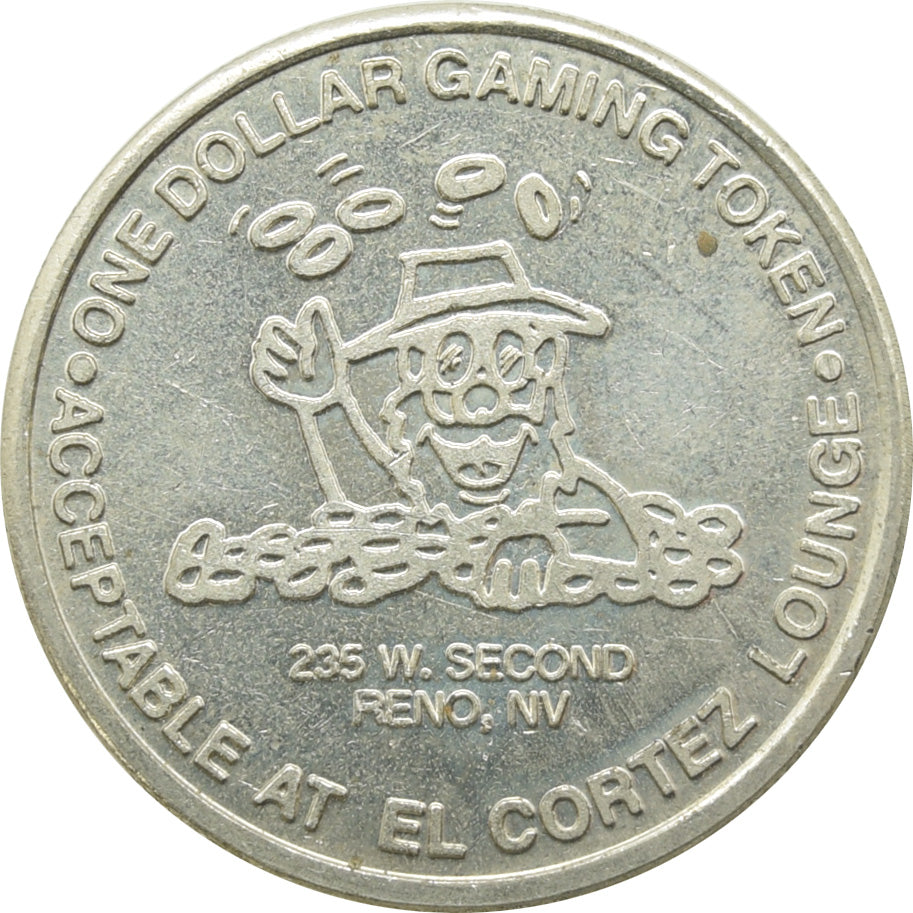 El Cortez Lounge Reno NV $1 Token 1990