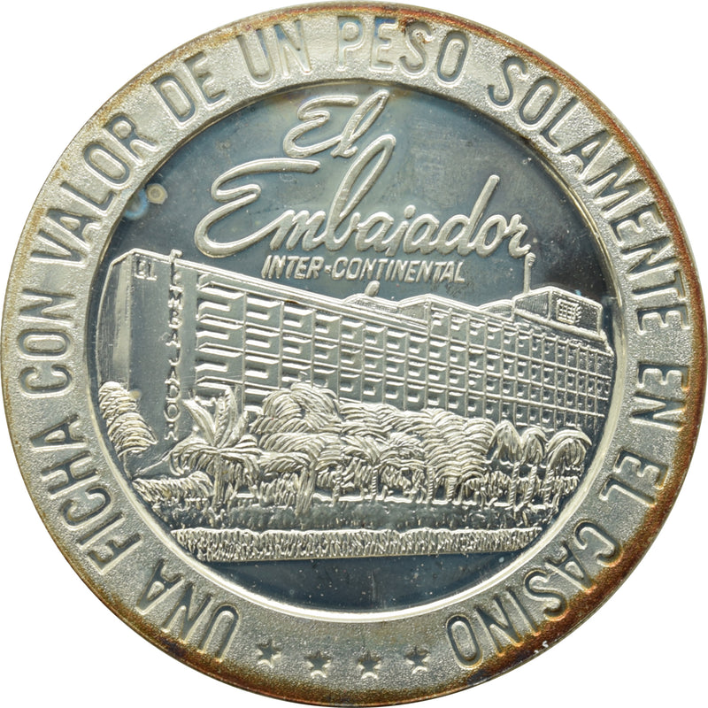 El Embajador Casino Santo Domingo Dominican Republic Token 1966